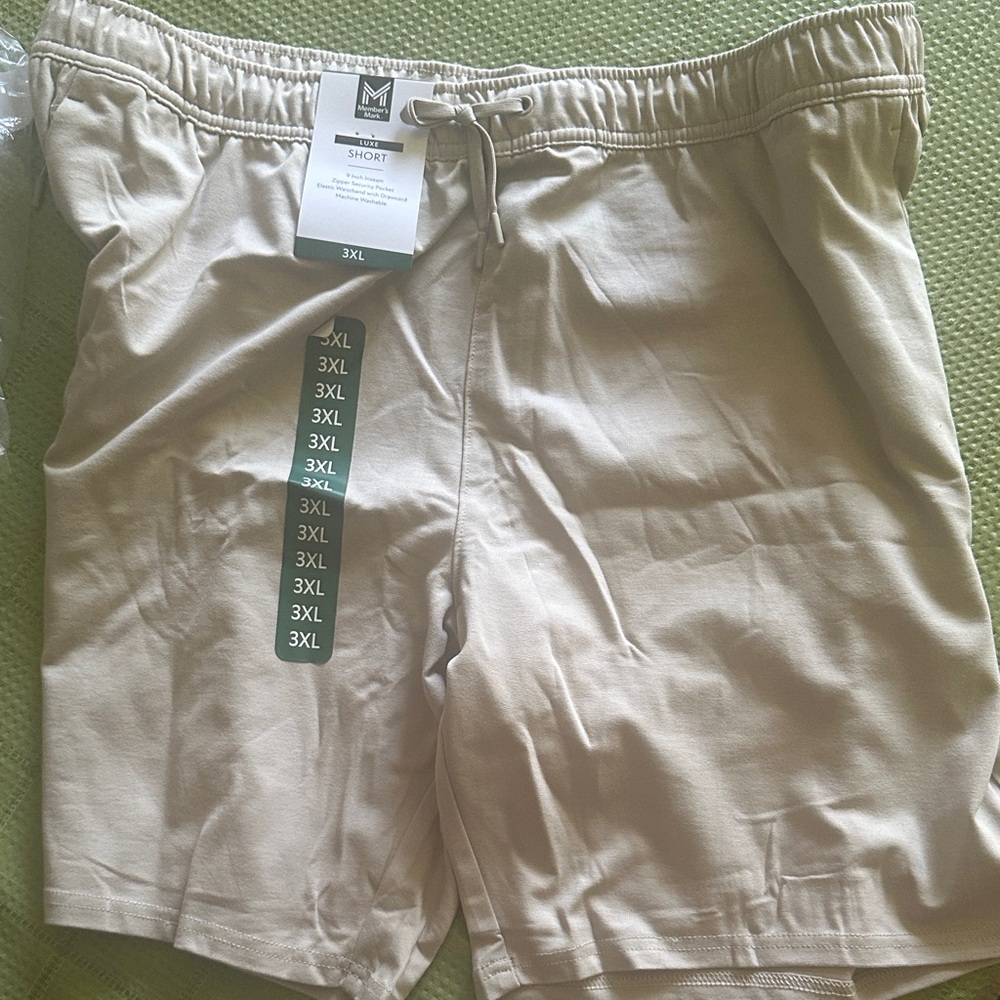 Men's Classic Tan Athletic Shorts - 3XL